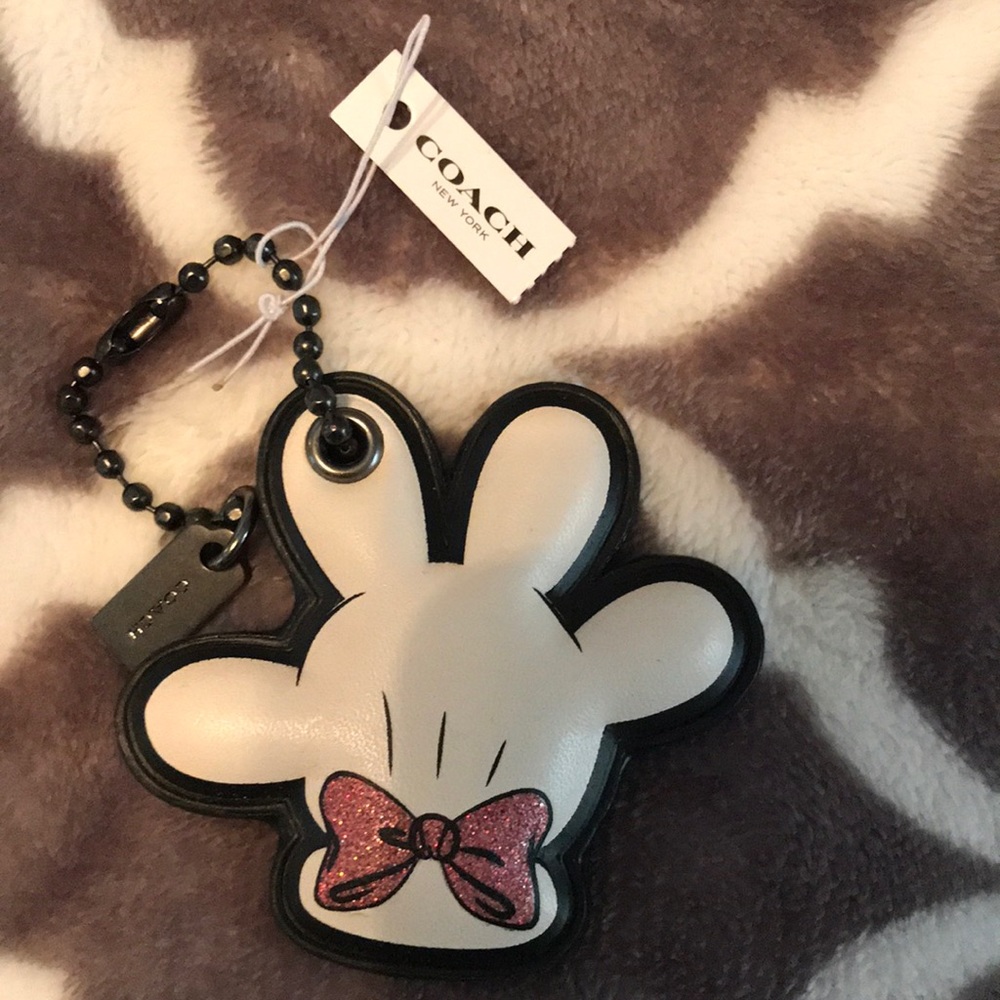 Coach Minnie Mouse keychain